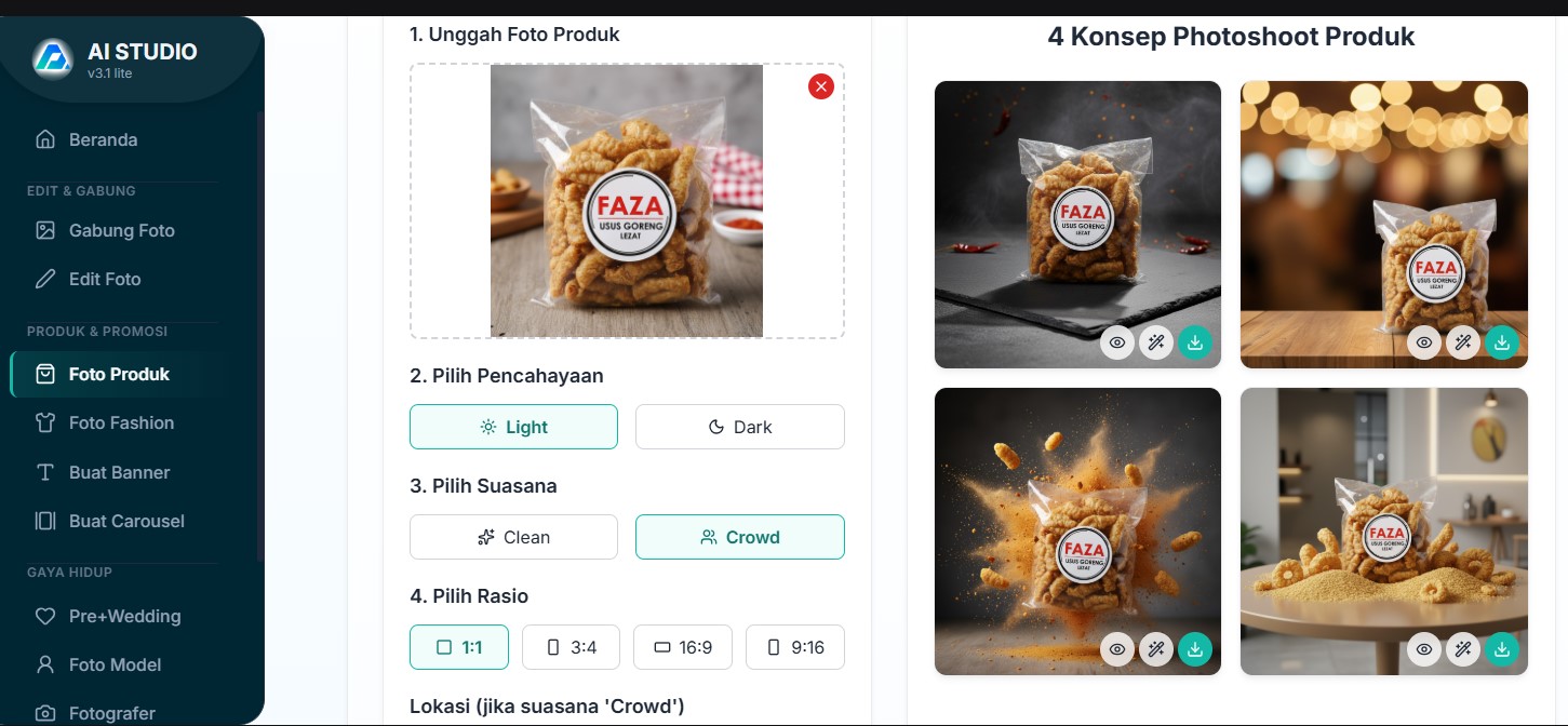 Gambar 2 Interface Mafaza Pro